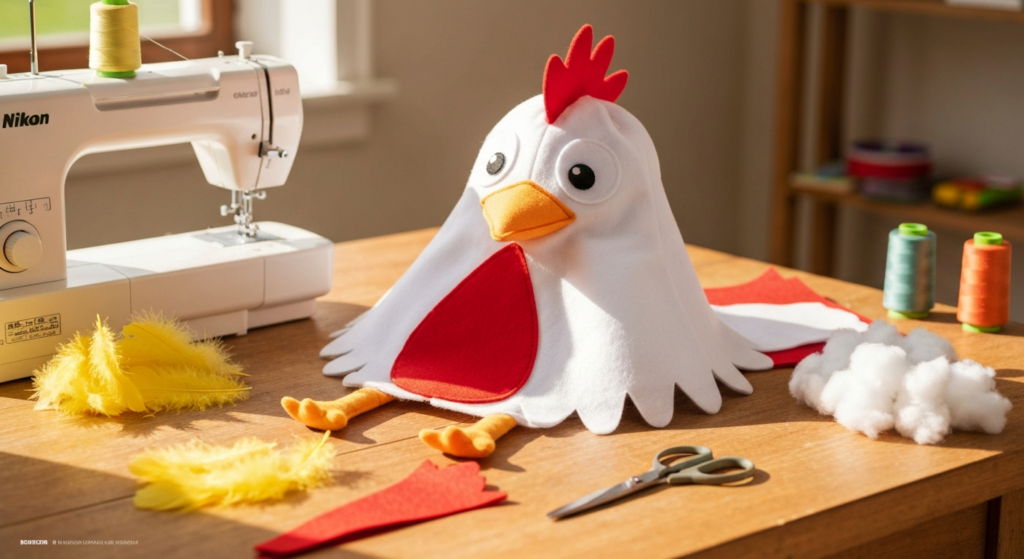 Jak zrobić strój kury dla dziecka? Poradnik DIY krok po kroku